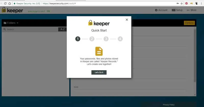 password manager - keeper login